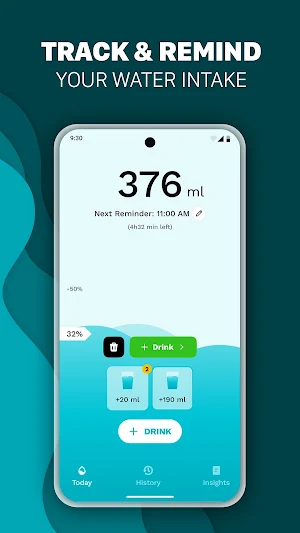 Water Tracker & Reminder Daily Screenshot 0