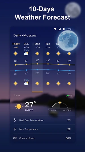 Weather Live: Weather Forecast Screenshot 1