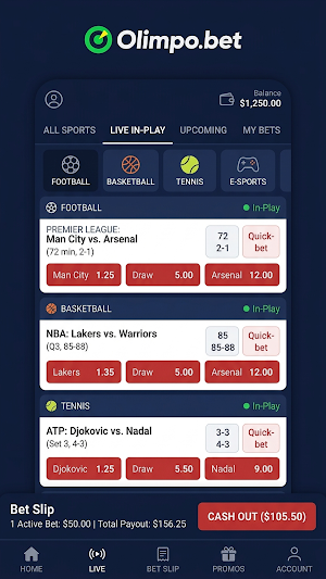 Olimpo Bet Screenshot 2