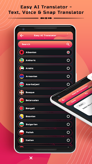 Easy AI Translator - Text, Voice & Snap Translator Screenshot 1