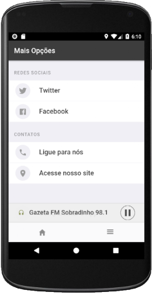 Gazeta FM Sobradinho 98,1 Screenshot 1