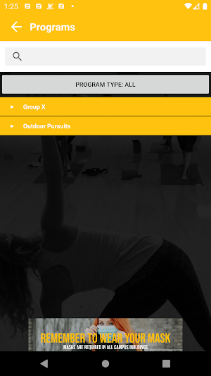 UWM UREC Screenshot 3