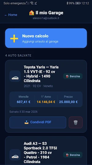 Costo Auto Screenshot 0
