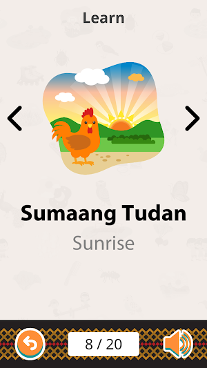 Kadazan Flash Cards Vol 3 Screenshot 2