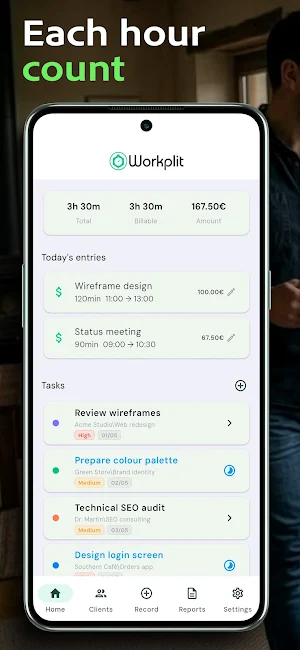 Workplit: time tracker Screenshot 0