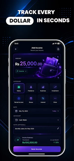 Checkbook Register & Ledger Screenshot 1