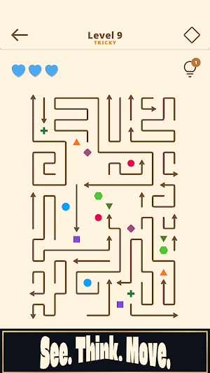 Arrow Puzzle - Escape Maze Screenshot 1