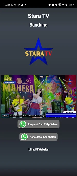Stara TV Bandung Screenshot 1