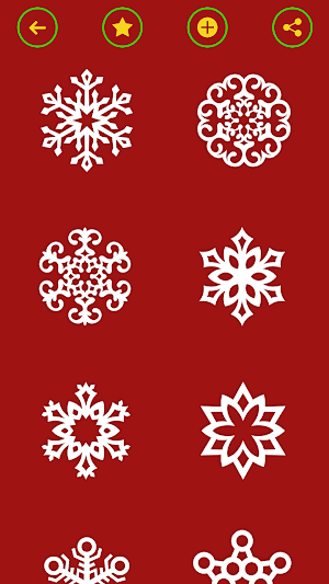 Cutting Snowflake From Paper Screenshot 3