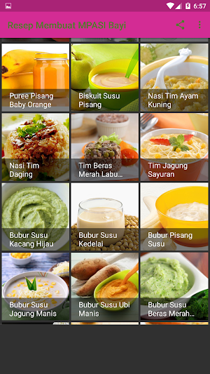 Resep Membuat MPASI Bayi Screenshot 2
