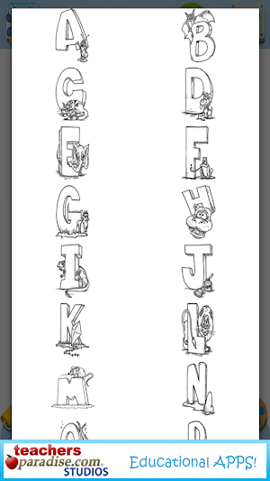 123s ABCs Kids Coloring Book Screenshot 1