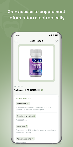VitaSage - Supplement Scanner Screenshot 3