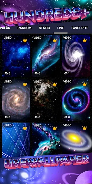 galaxy wallpaper Screenshot 2