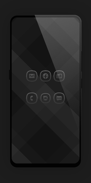 Matte Glass Gray Icon Pack Screenshot 2