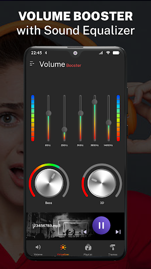 Volume Booster-Sound Equalizer Screenshot 1