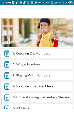 NCERT Solutions Class 6 Maths in English Offline Screenshot 1