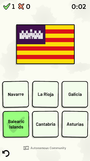 Autonomous Communities of Spain Quiz Screenshot 1