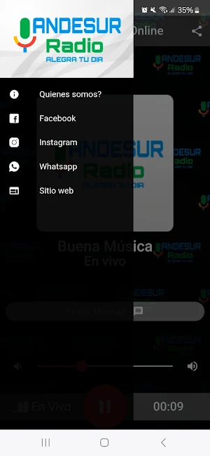 AndeSur Radio Online Screenshot 1