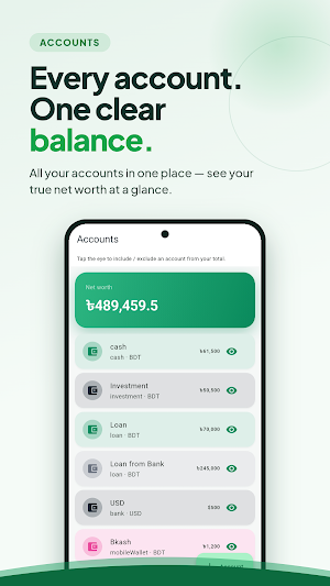 TrackMint – Money Tracker Screenshot 1