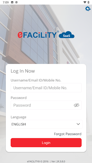 eFACiLiTY® SaaS Screenshot 1