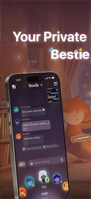 Bestie AI: Vent, Heal, Love Screenshot 0