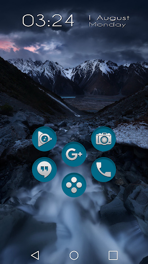 Based Turquoise Clean Screenshot 0