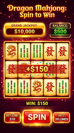 Dragon Mahjong: Spin to Win Screenshot 0