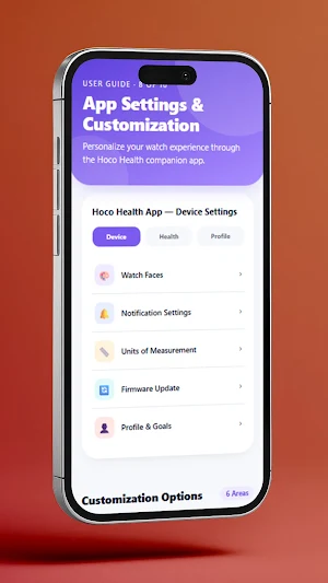 Hoco Smart Watch App Guide Screenshot 3