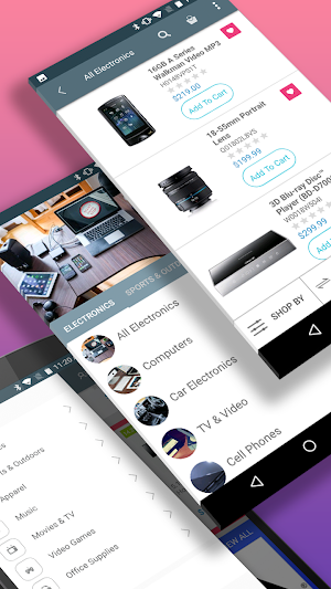 CS-Cart Multi Vendor Mobile App Screenshot 1