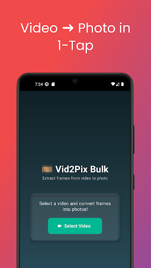 Video to Photo - Vid2Pix Bulk Screenshot 0