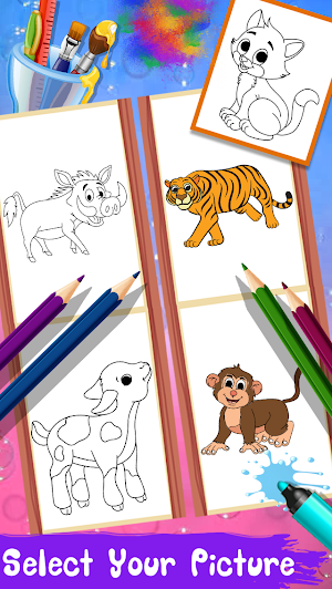 My Animal Coloring Book Screenshot 1