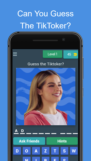 Guess the Tiktokers | Fun Quiz Screenshot 0