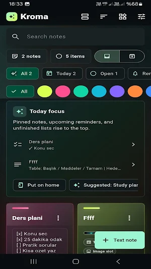 Kroma Notes: Note App Screenshot 3