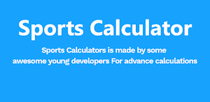 Sports Calculator Screenshot 1