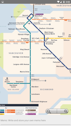 VANCOUVER METRO SKYTRAIN BLINE Screenshot 2