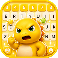 Dino Kuning Keyboard Theme