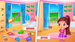 candy house cleaning for girls Screenshot 0