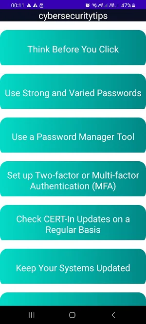 cybersecuritytips Screenshot 0