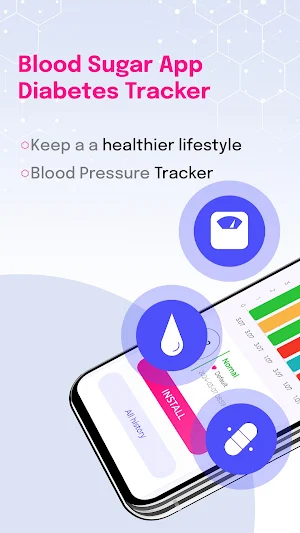 Blood Sugar Tracking & BP Log Screenshot 0