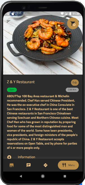 San Restaurants Screenshot 2