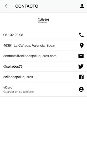 Collados Peluqueros Screenshot 3
