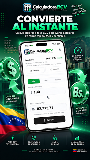 CalculadoraBCV Dólar Venezuela Screenshot 2