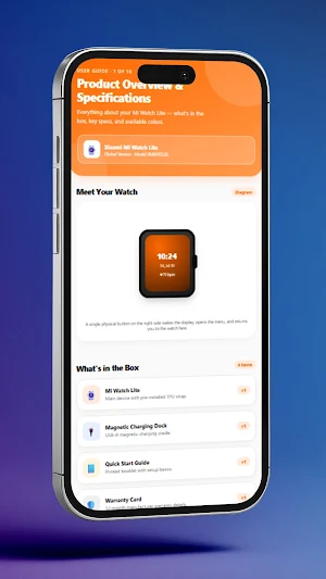 Mi Watch Lite App Guide Screenshot 1