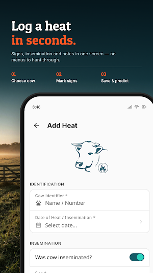 BovineFlow - Cattle Heat Cycle Screenshot 1