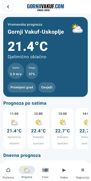 GornjiVakuf.com Screenshot 2