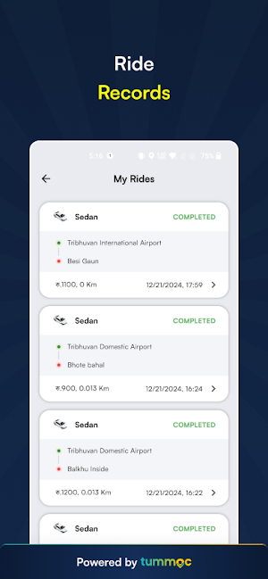 Nepal Airport Taxi Driver app Screenshot 3