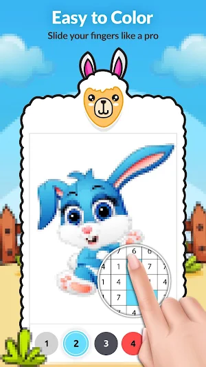 Animal Color by Number Coloring Book Screenshot 2