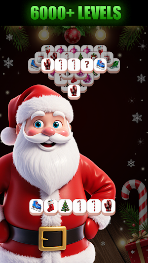 Santa Christmas Tile Match Screenshot 1