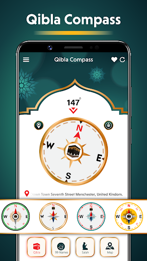 Qibla Compass - Find Direction Screenshot 1