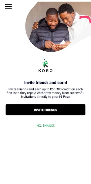 Koro Loan App Kenya Screenshot 2